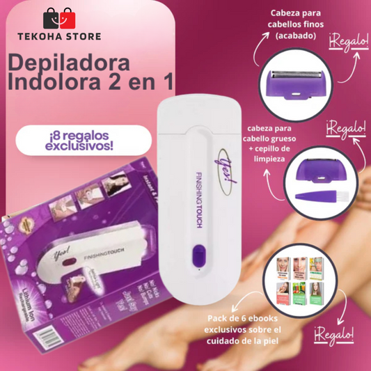 Depiladora Indolora 2 en 1 - Glowette™ + 6 REGALOS EXCLUSIVOS ¡SOLO POR HOY!